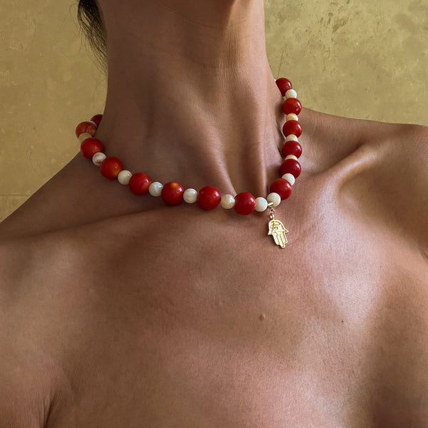 Crimson Guardian Necklace